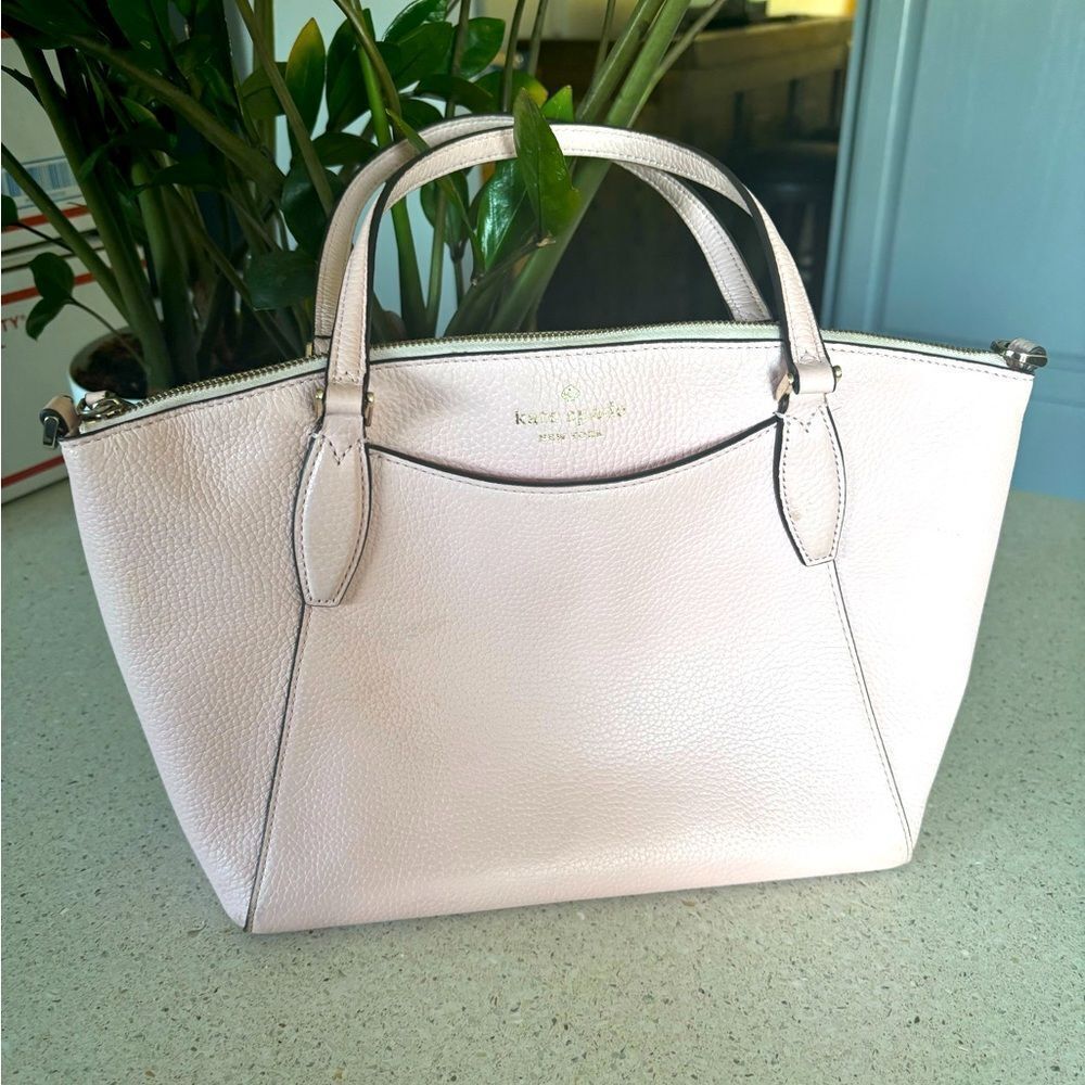 Kate Spade Perfectly Pink Satchel Bag With Adjustable Shoulder Strap Included